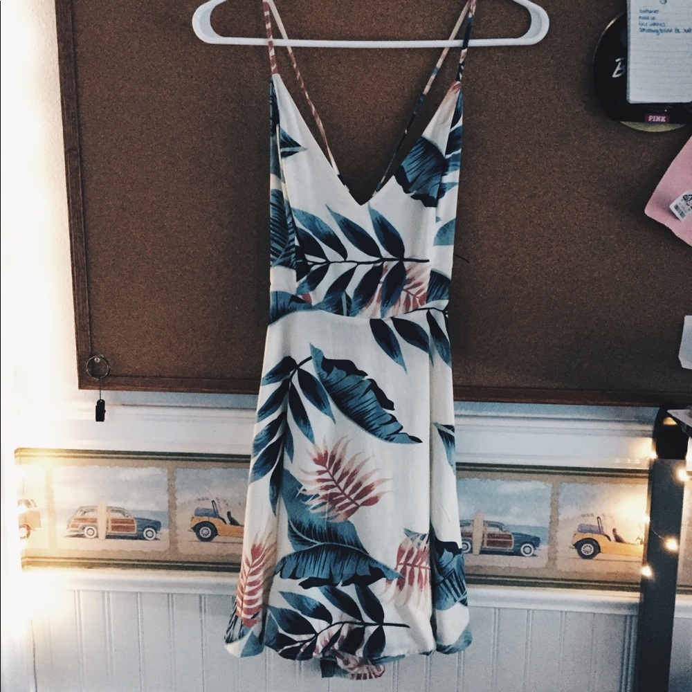 Short dress (floral), worn once, price negotiable